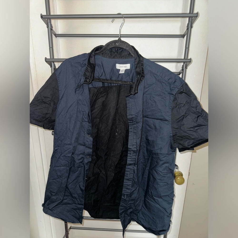 Calvin Klein Men's Dark Blue Shirt